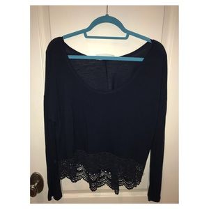 Navy thin sweater